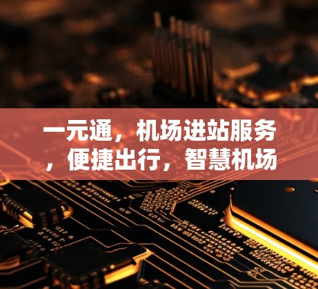 一元通，机场进站服务，便捷出行，智慧机场新范式
