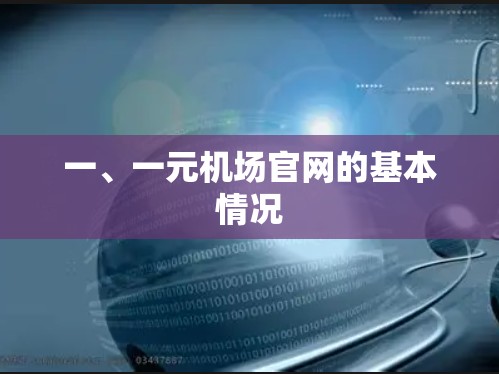一、一元机场官网的基本情况