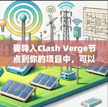 要导入Clash Verge节点到你的项目中，可以按照以下步骤操作