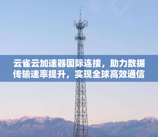 云雀云加速器国际连接，助力数据传输速率提升，实现全球高效通信