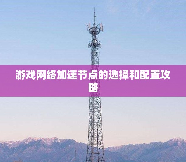 游戏网络加速节点的选择和配置攻略 游戏网络加速节点的选择和配置攻略